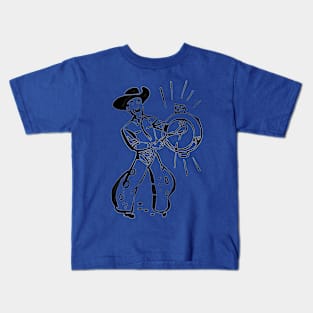 Western Era - Cowboy Calling for Lunch Kids T-Shirt